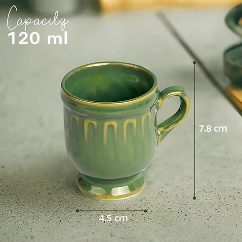 Ceramic Green Studio Pottery Tea Set - The Earth Store - Tea Sets